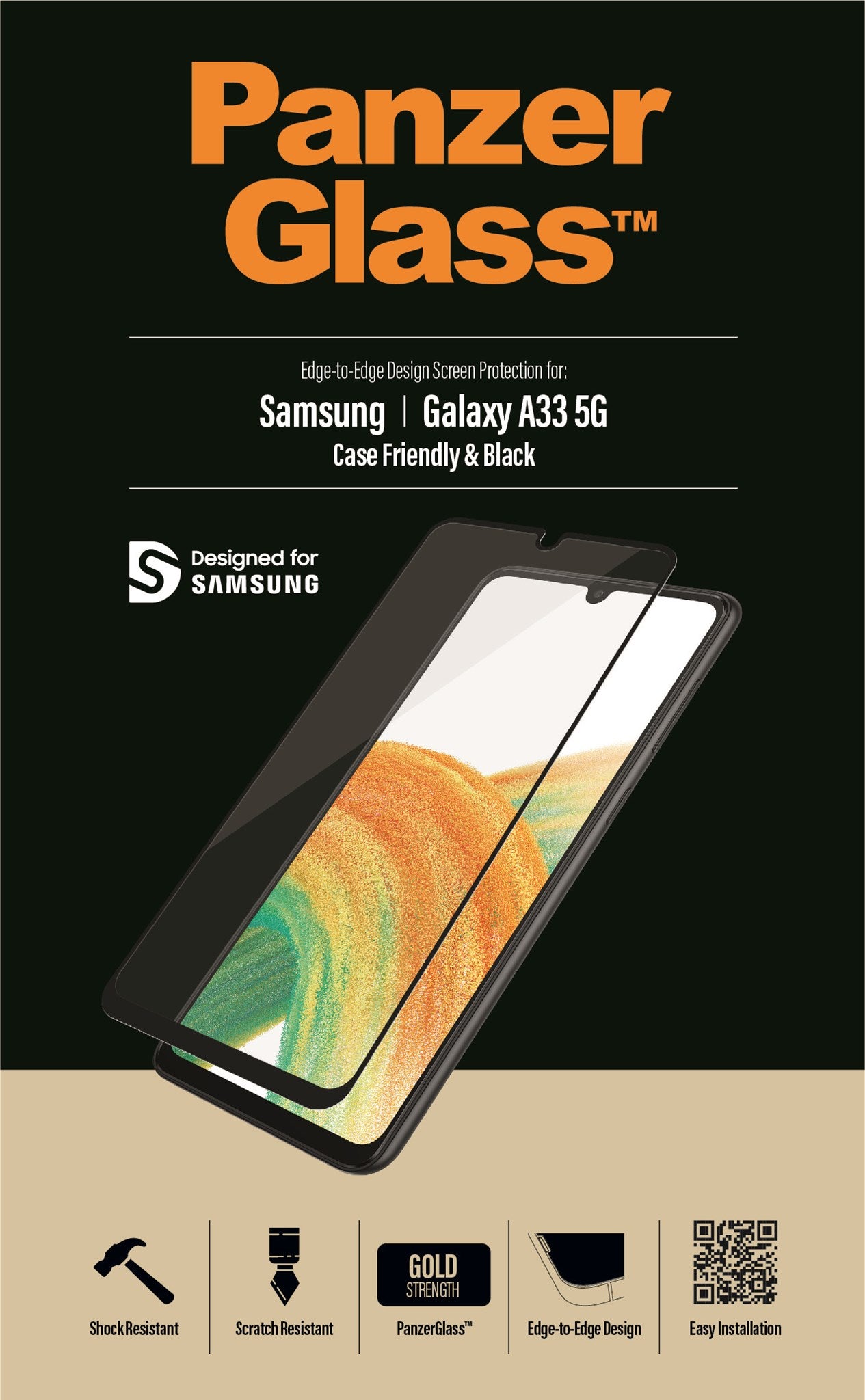 PanzerGlass® Displayschutz Samsung Galaxy A33 5G